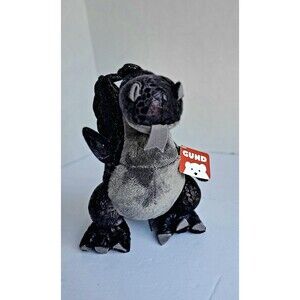 Gund Sparx Black Plush Dragon NWT 9.5 inch Fantasy Mythical Stuffed Creatures
